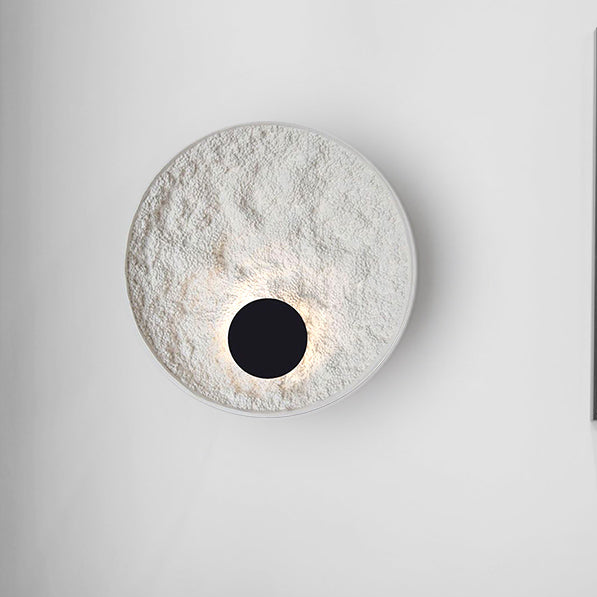 Round Moon Globe Wall Light – Contemporary Elegance with Soft LED Glow