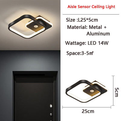 PIR Motion Sensor LED Ceiling Light – Hands-Free, Energy-Saving Design