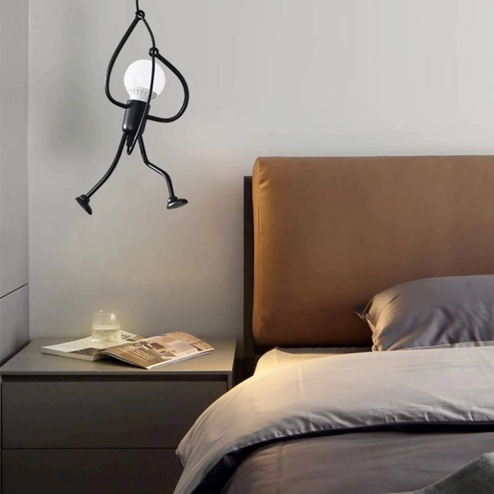 Retro Metal Pendant Light – Playful and Adjustable Design for a Unique Ambiance