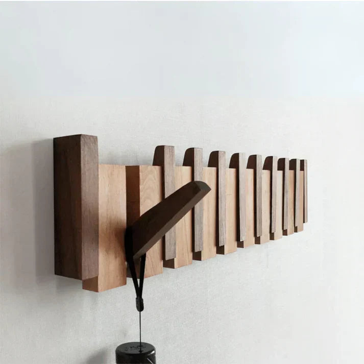 BoisHarmonie Wooden Coat Rack – Elegant and Space-Saving Design