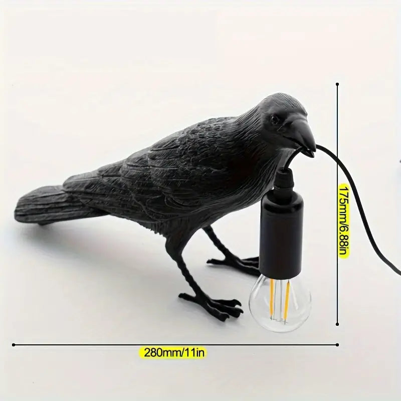 RavenGlow Lamp – Mystical & Elegant Lighting for a Unique Atmosphere