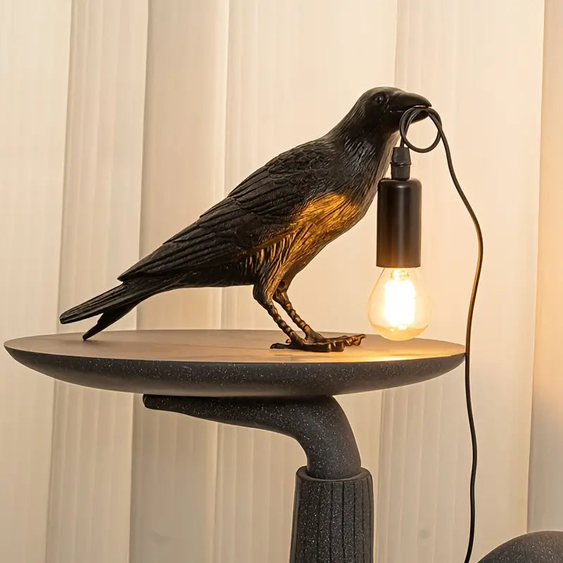 RavenGlow Lamp – Mystical & Elegant Lighting for a Unique Atmosphere