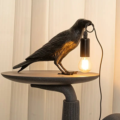 RavenGlow Lamp – Mystical & Elegant Lighting for a Unique Atmosphere