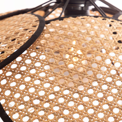 Rattan Wicker Floor Lamp – Handcrafted Natural Elegance for a Warm Ambience