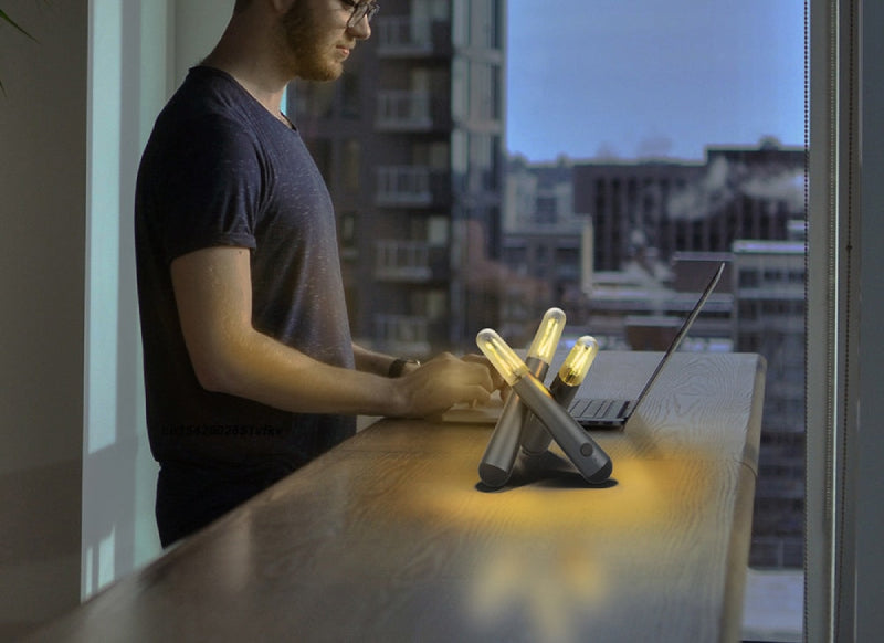 Glow Stick LED Table Light – Portable & Dimmable Ambient Lamp (Rechargeable, IP65)