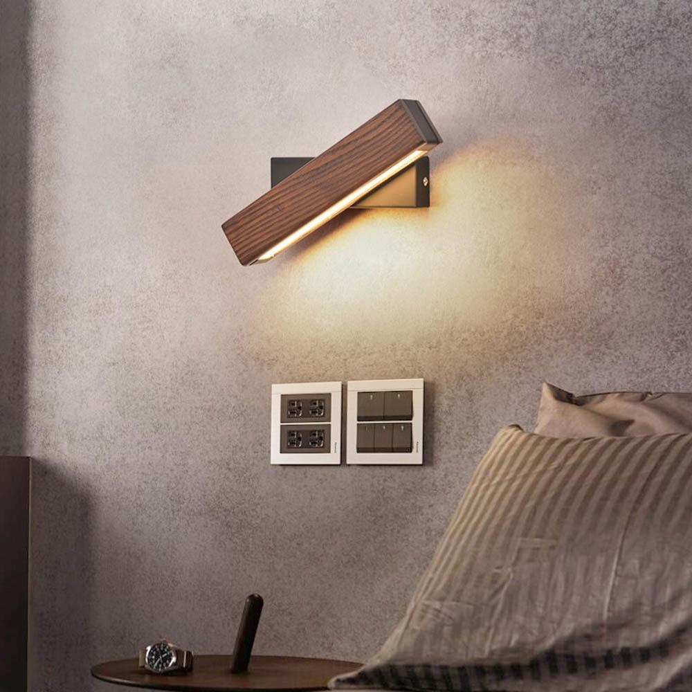 Wooden LED Wall Light – Modern & Minimalist Illumination