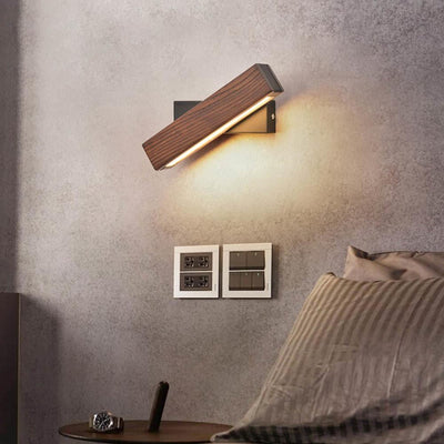 Wooden LED Wall Light – Modern & Minimalist Illumination