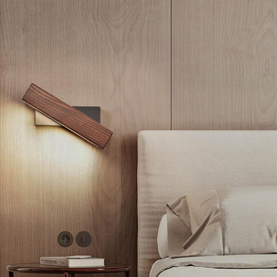 Wooden LED Wall Light – Modern & Minimalist Illumination