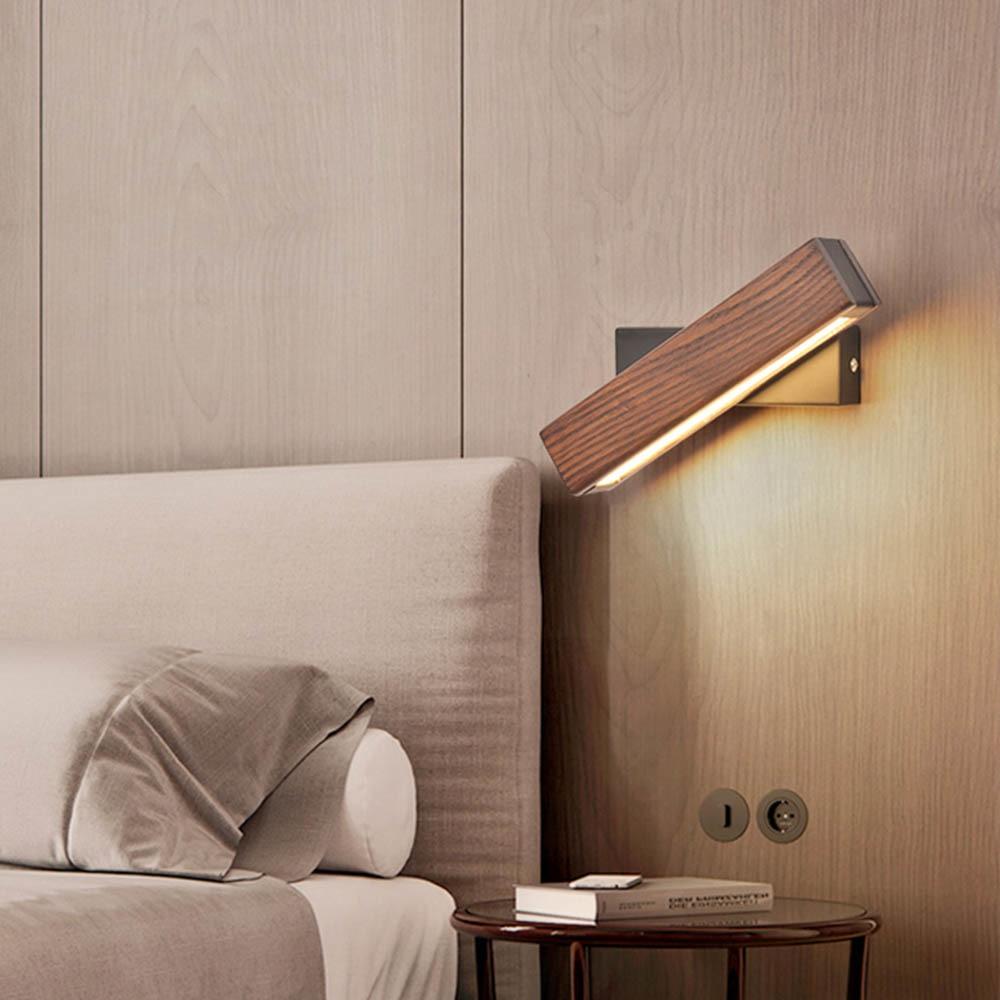 Wooden LED Wall Light – Modern & Minimalist Illumination
