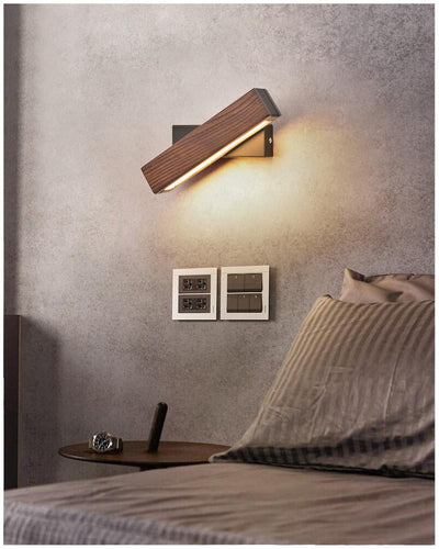 Wooden LED Wall Light – Modern & Minimalist Illumination