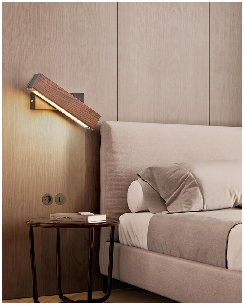Wooden LED Wall Light – Modern & Minimalist Illumination