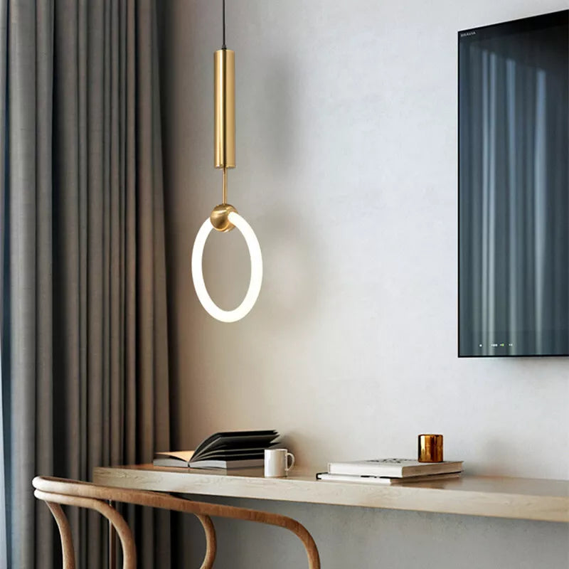 Nordic Simple LED Pendant Light – Scandinavian Minimalism for Modern Spaces