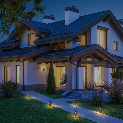 SolarGlow Outdoor Lantern – Elegant & Energy-Efficient Garden Lighting