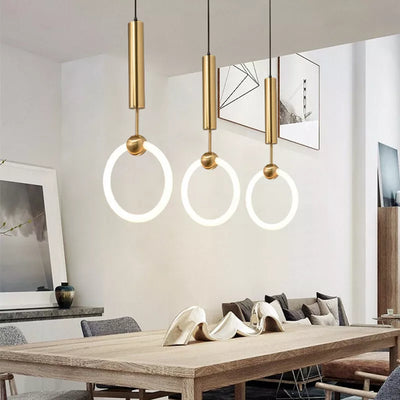 Nordic Simple LED Pendant Light – Scandinavian Minimalism for Modern Spaces