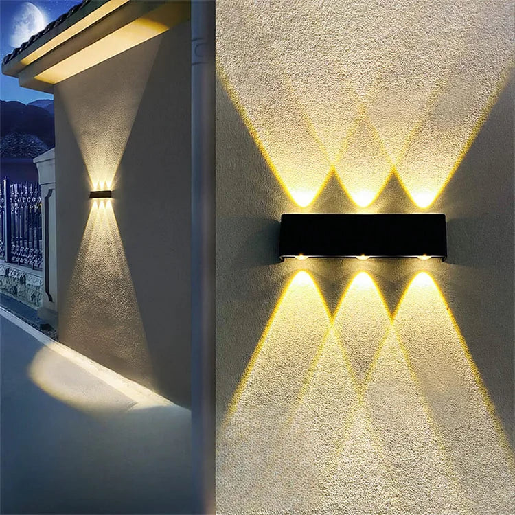 Solar Outdoor Up Down Lights – Energy-Efficient Wall Lighting for Gardens & Patios