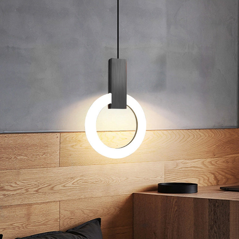 Nordic Ring LED Pendant Light – Minimalist Elegance for Modern Interiors