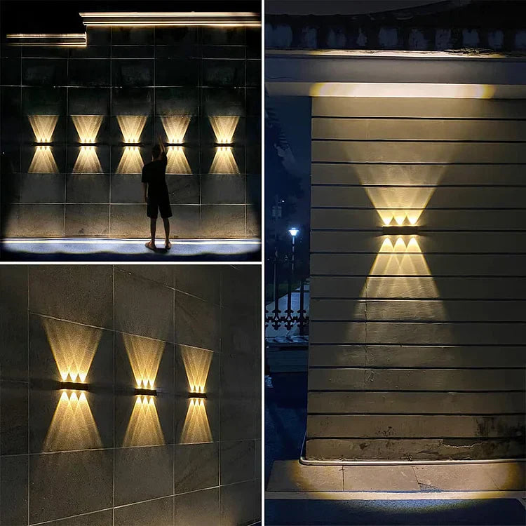 Solar Outdoor Up Down Lights – Energy-Efficient Wall Lighting for Gardens & Patios