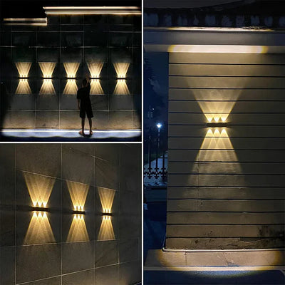 Solar Outdoor Up Down Lights – Energy-Efficient Wall Lighting for Gardens & Patios