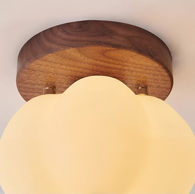 Pumpkin Flush Ceiling Lamp – Playful & Warm LED Lighting for Any Room