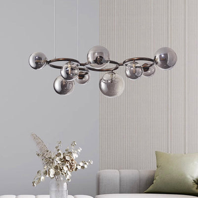 Modern Dining Table Pendant Light – Stylish LED Ceiling Lamp with Adjustable Rings