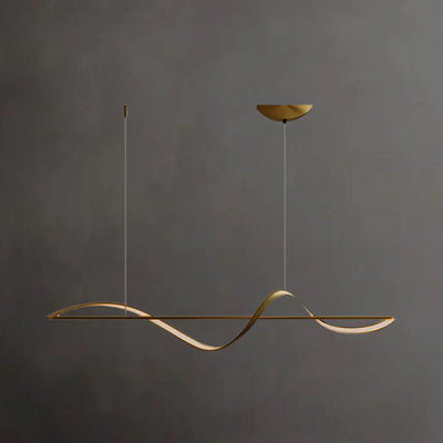 Whisper Linear Island Light – Elegant LED Pendant for Modern Interiors