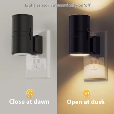 Alova LED Wall Light – Elegant Plug-In Lighting with Auto & Continuous Modes