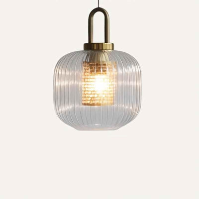 Tosqa Pendant Light – Elegant Striped Glass Design for Ambient Lighting