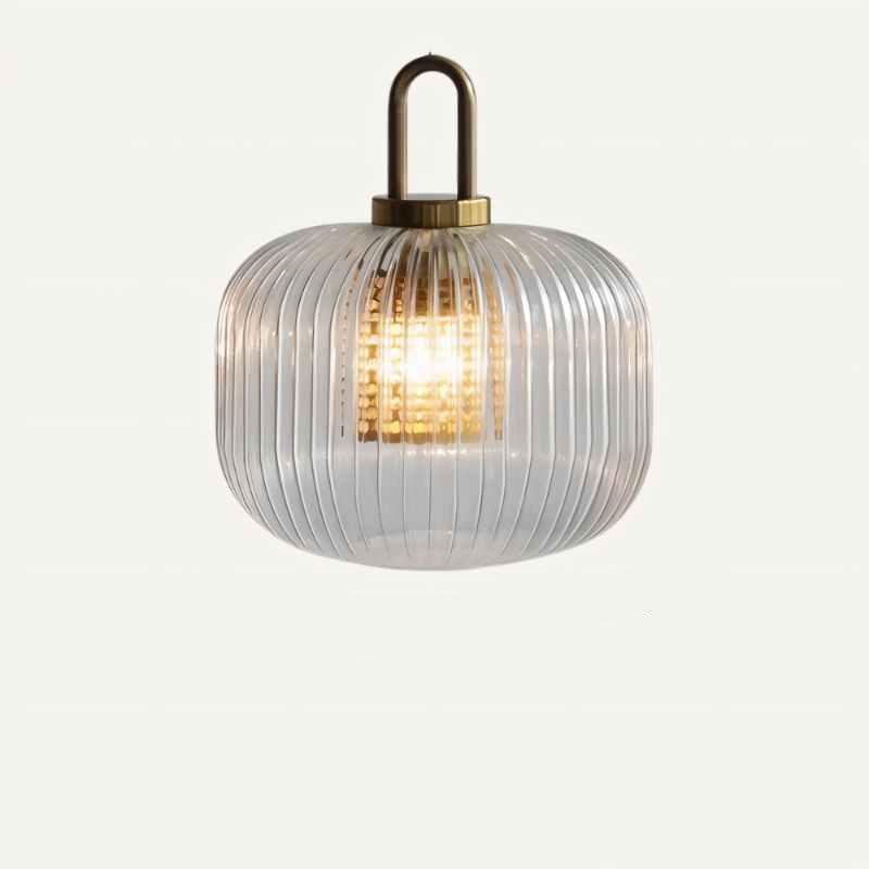 Tosqa Pendant Light – Elegant Striped Glass Design for Ambient Lighting
