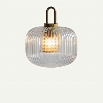 Tosqa Pendant Light – Elegant Striped Glass Design for Ambient Lighting