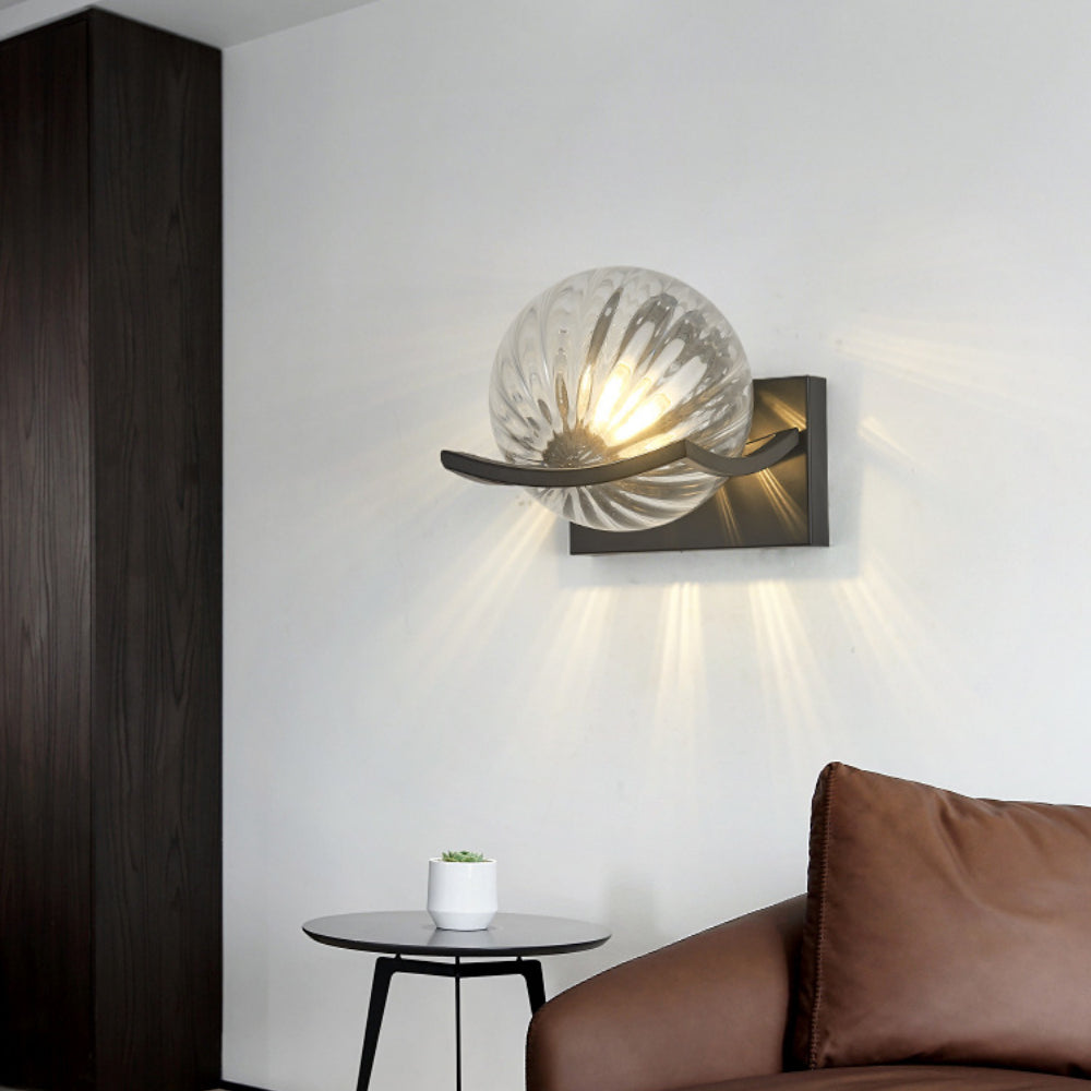Modern Glass LED Wall Light – Sleek & Elegant Accent Lighting