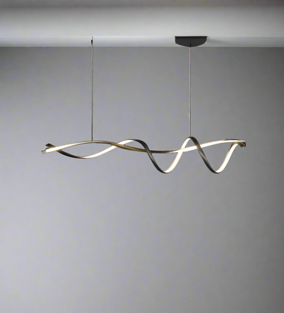 Creative Black LED Chandelier – Sleek Modern Lighting for Elegant Interiors