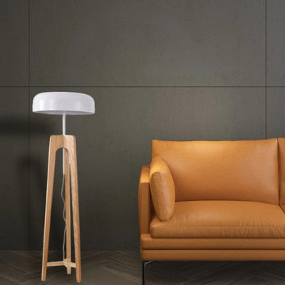 Art Deco Wooden Floor Lamp – Timeless Elegance with a Luxurious Touch
