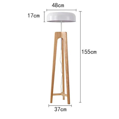 Art Deco Wooden Floor Lamp – Timeless Elegance with a Luxurious Touch