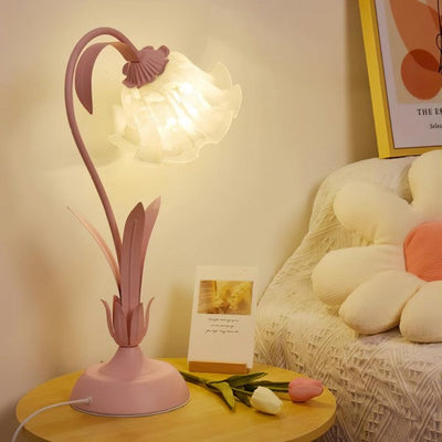 Vintage Adjustable Flower Table Lamp – Elegant Design with Functional Flexibility