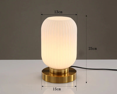 Krystal Lamp – Elegant Nordic Glass Table Lamp for Modern Interiors
