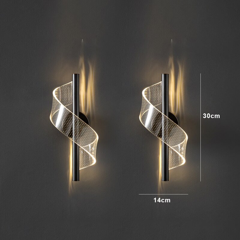 Glasspilar™ Luxury Wall Light – Elegant Glass Candelabra LED Fixture (Dimmable)