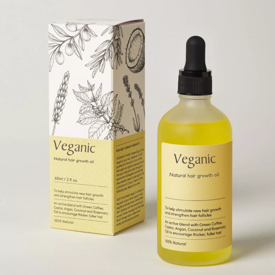 Natural Hair Growth Oil – Boost Thickness, Volume, and Shine