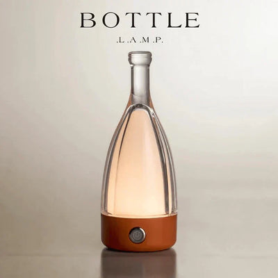 Rechargeable Wine Bottle Night Light – Touch-Control LED Lamp with Dimmable Modes