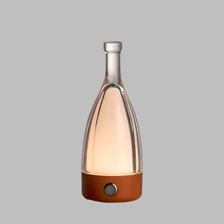 Rechargeable Wine Bottle Night Light – Touch-Control LED Lamp with Dimmable Modes