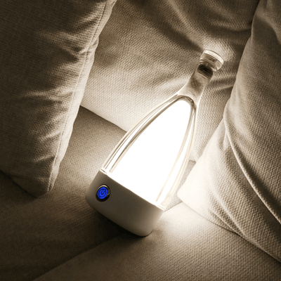 Rechargeable Wine Bottle Night Light – Touch-Control LED Lamp with Dimmable Modes