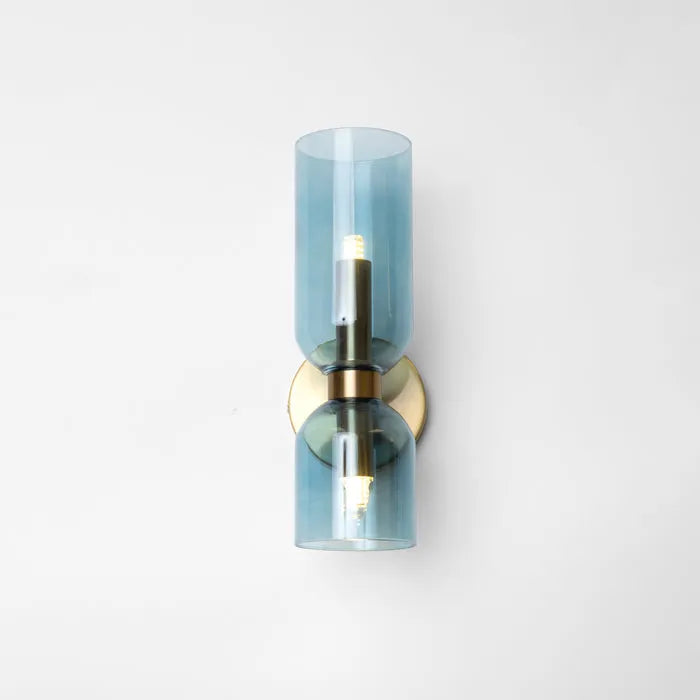 LED Double-Head Glass Wall Light – Elegant & Modern Wall Sconce