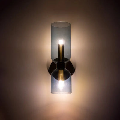 LED Double-Head Glass Wall Light – Elegant & Modern Wall Sconce