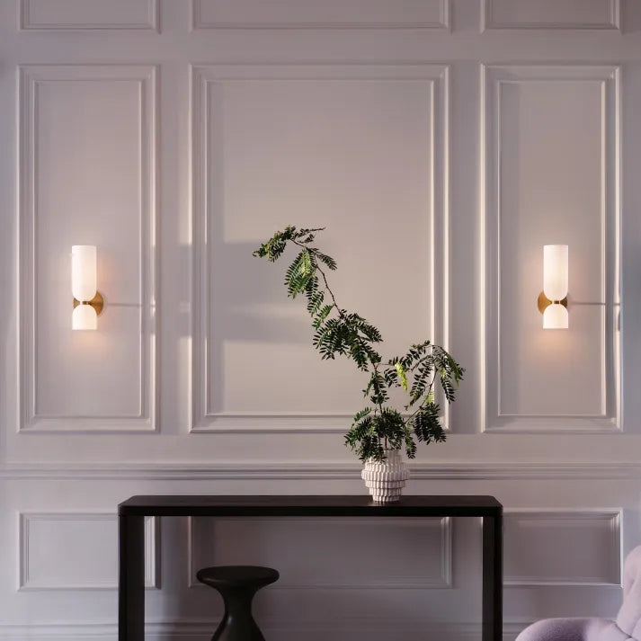 LED Double-Head Glass Wall Light – Elegant & Modern Wall Sconce