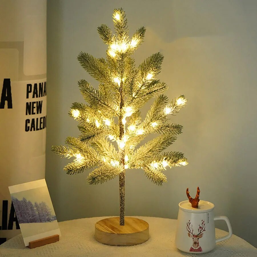 TwinklingTree™ Christmas Tree Night Light – 50cm LED Holiday Decor