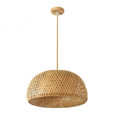 Bamboo Brilliance Pendant Light – Handcrafted Elegance in Natural Bamboo