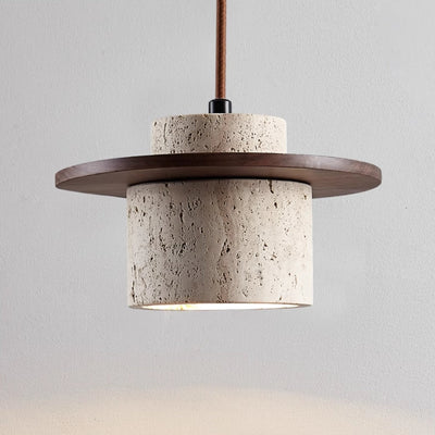 Travertine Pendant Light – Natural Stone Elegance with Modern Charm