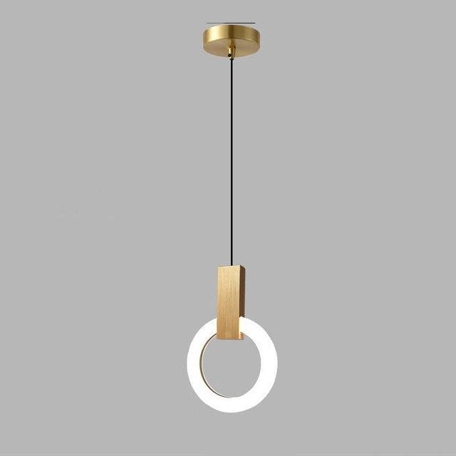 Nordic Ring LED Pendant Light – Minimalist Elegance for Modern Interiors