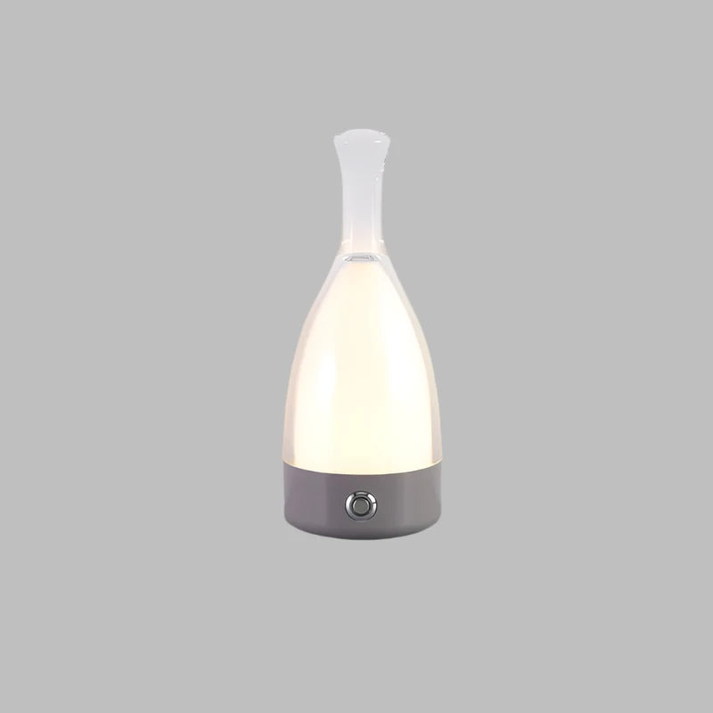 Rechargeable Wine Bottle Night Light – Touch-Control LED Lamp with Dimmable Modes