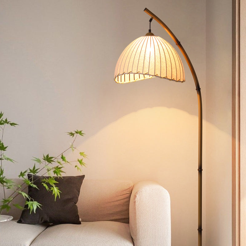 Japanese Bamboo Floor Lamp – Minimalist Zen-Inspired Lighting for a Tranquil Atmosphere